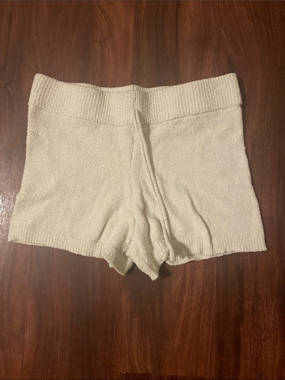 Rue21 Cream Terry Bike Shorts